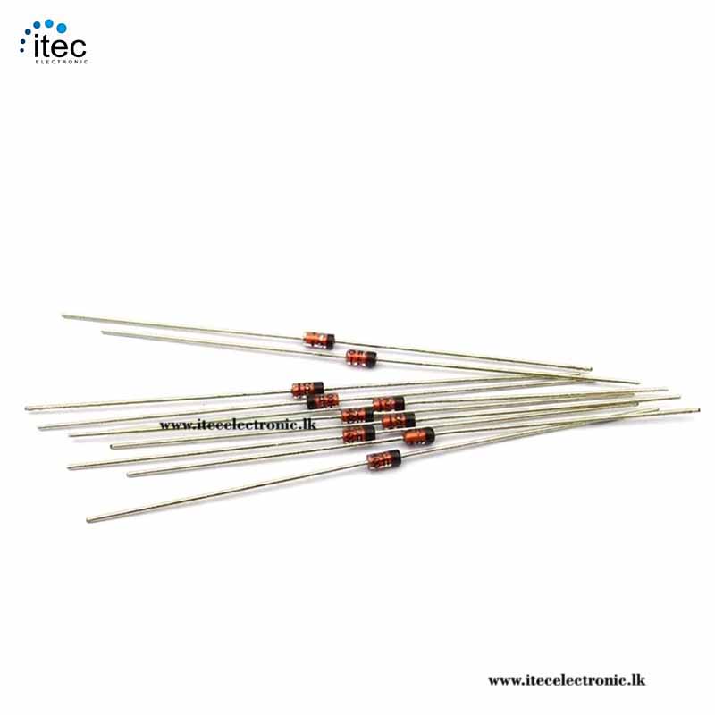 50pcs 1N4148 IN4148 Switching Diodes – DO-35 Glass Package, 1A/1000V