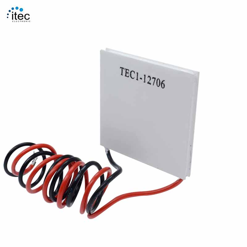 TEC1-12706 12V 6A 40X40MM Heatsink Thermoelectric Cooler Peltier Plate Module TEC1 12706 12V 6A 40X40MM Heatsink Thermoelectric Cooler Peltier Plate Module
