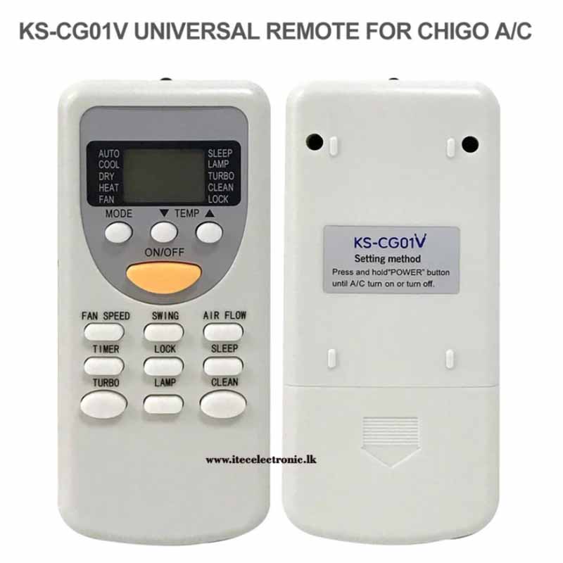 KS-CG01V Universal Remote Control Compatible With Chigo Air Conditioners, AC Remote Control with Same Functions as Original - Image 3