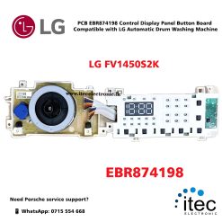 Alternative view of Motherboard PCB EBR874198 Control Display Panel Button Board Compatible with LG Automatic Drum Washing Machine  MODEL LG FV1450S2K MODEL