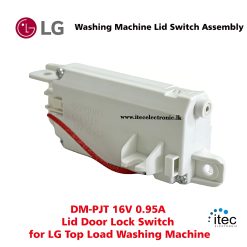 Alternative view of DM-PJT 16V 0.95A Lid Door Lock Switch for LG Top Load Washing Machine