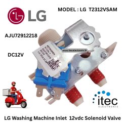 LG T2312VSAM Washing Machine Inlet Valve ,LG/AJU72912218/VALVE , DC12V Compatible with , Washing Machine Spare Part