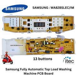 Samsung Top Loading Fully Automatic Washing Machine Board SAMSUNG MODEL : WA82BSLEC/IM PCB