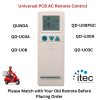 UNIVERSAL PCB AC REMORT