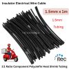 1.5mm x 1m Polyolefin Heat Shrink Tubing 2:1 Ratio Component Tube Shrinkable 50% Shrinkage Insulator Electrical Wire Cable Tool Set
