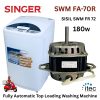 Fully Automatic Top Loading Washing Machine 180W Wash Motor SINGER SISIL 70R Model  SWM FA70R  SWM FR72