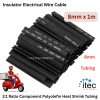8.0mm x 1m Polyolefin Heat Shrink Tubing 2:1 Ratio Component Tube Shrinkable 50% Shrinkage Insulator Electrical Wire Cable Tool Set
