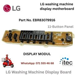 LG Washing Machine Control Circuit Board,, Part No. EBR83079916 / EBR863079974, 11-Button Panel (Compatible), Washing Machine Part