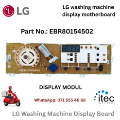 LG washing machine button panel Part No. EBR80154502