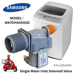 Samsung Top Load Washing Machine Single Water Inlet Solenoid Valve, 1-Way  MODEL : WA70H4000SG