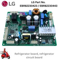 Alternative view of Refrigerator board, LG refrigerator circuit board, LG Part No. EBR82230423 / EBR82230443