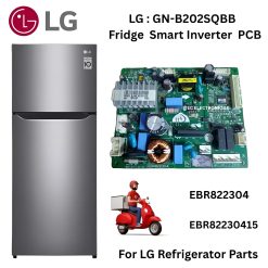 LG GN-B202SQBB 2-Door Fridge Smart Inverter PCB GN-B202SQBB LG FRIDGE PCB BOARD PCB NO : EBR822304