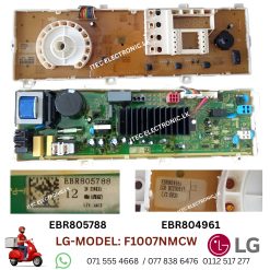 LG-MODEL: F1007NMCW  LG WASHING MACHINE MAIN PCB EBR804961  DISPLY / EBR805788 POWER