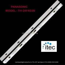 Alternative view of 2Pcs/Set 24 inch TV LED Backlight Strip for TCL-240D-2X4-1028 T24D16DH-02B 4CT-LB240T-DL1 NPB04D425173BL051-001H