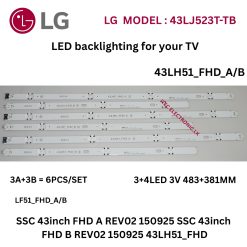 LG MODEL : SSC-43inch-FHD-A/B-REV02-150925 / 43LH51_FHD_A /43LH51_FHD_B / LED TV LG  MODEL : 43LJ523T-TB