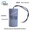 1PC 10uF CBB60 AC450V 50/60Hz Starting Capacitor Washing Machine Motor (10UF)