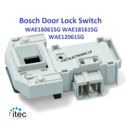 BOSCH WVD24520GB / WAE16061SG / WAE18161SG / WAK20060SG Electric Lock Door Switch