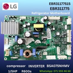 Refrigerator Motherboard Program Control Board EBR31177515 EBR311775, Compatible for LG， Refrigerator Accessories