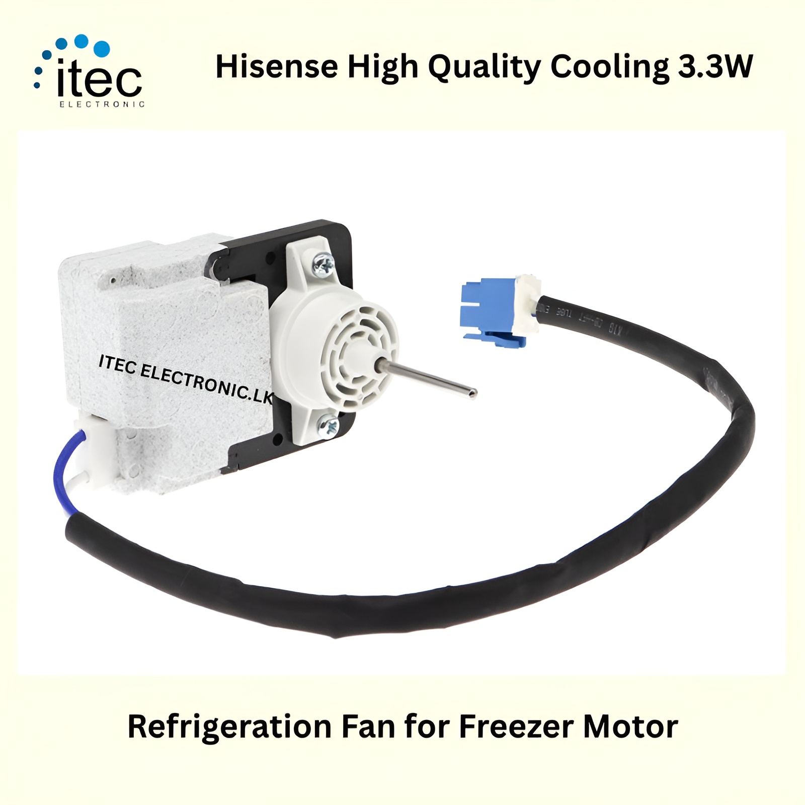 Hisense High Quality Cooling 3.3W Refrigerator Fan for Freezer Motor