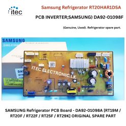Samsung Refrigerator RT20HAR1DSA  PCB INVERTER;SAMSUNG)  DA92-01098F (Genuine, Used). Refrigerator spare part.