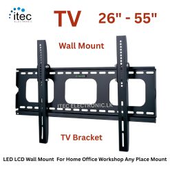 TV Bracket  26" - 55" LED LCD  Wall Mount For Home Office Workshop Any Place Mount