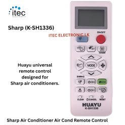 Sharp (K-SH1336) Huayu K-SH1336 universal remote control designed for Sharp air conditioners.