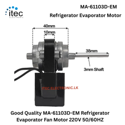 Alternative view of Good Quality MA-61103D-EM Refrigerator Evaporator Fan Motor 220V 50/60HZ