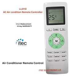  Lloyd Air Conditioner Remote Control  Replacement Remote for Lloyd AC