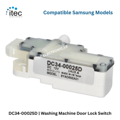DC34-00025D | Washing Machine Door Lock Switch