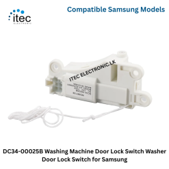 DC34-00025B Washing Machine Door Lock Switch Washer Door Lock Switch for Samsung
