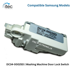 Alternative view of DC34-00025D | Washing Machine Door Lock Switch