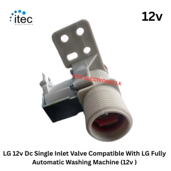 LG 12v Dc Single Inlet Valve Compatible With LG Fully Automatic Washing Machine (12v )