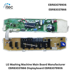 LG Washing Machine Main Board Manufacturer EBR83037866 Displayboard EBR83079906 (Genuine, Used spare part)